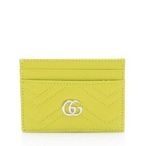 Gucci Matelasse Leather GG Marmont Card Case